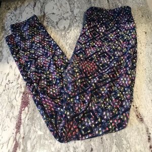 🐝 Lularoe print leggings one size